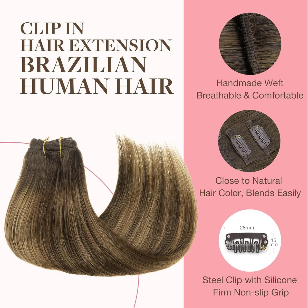 Extensions capillaires GOO GOO en cheveux humains naturels
