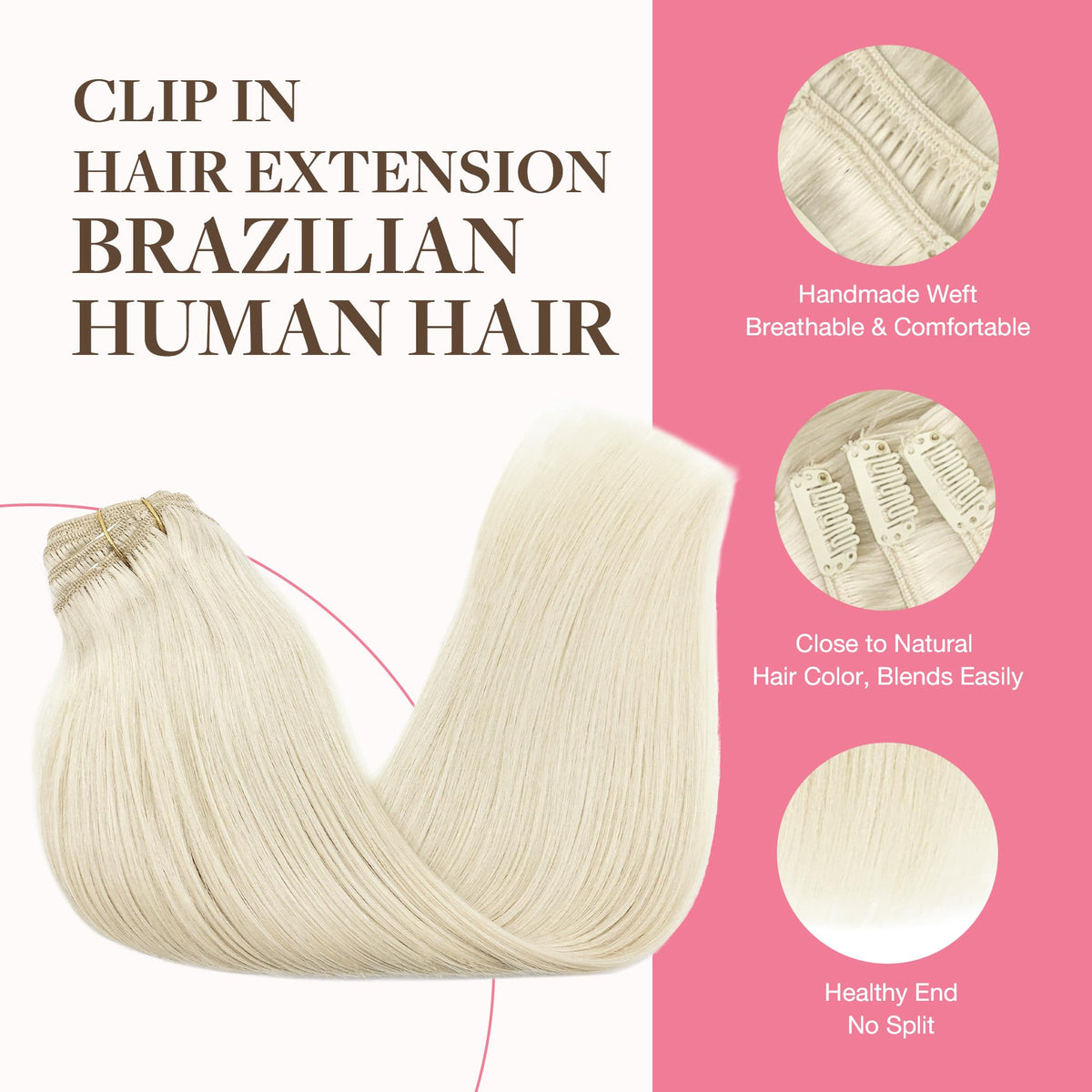 Extensions capillaires GOO GOO en cheveux humains, présentation