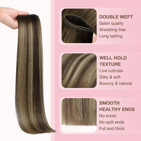 Extensions capillaires GOO GOO en cheveux humains réels