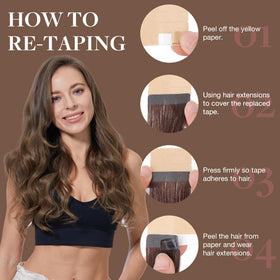 Extensions capillaires GOO GOO en cheveux humains Remy