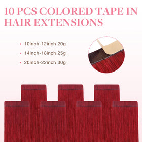 Extensions capillaires GOO GOO en couleur vibrante, présentation