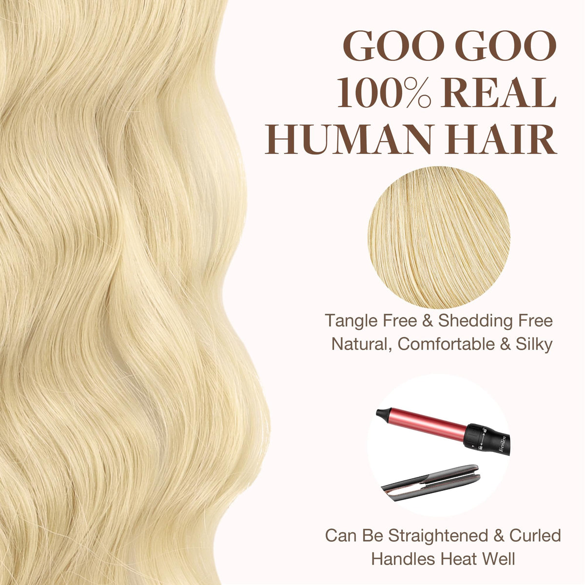 Extensions capillaires GOO GOO en utilisation quotidienne