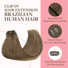 Extensions capillaires GOO GOO montrant la texture soyeuse