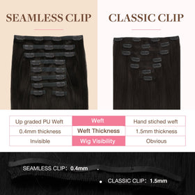 Extensions capillaires GOO GOO posées sur cheveux naturels