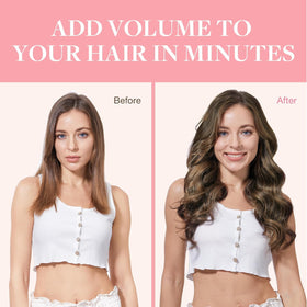 Extensions capillaires GOO GOO posées sur des cheveux naturels