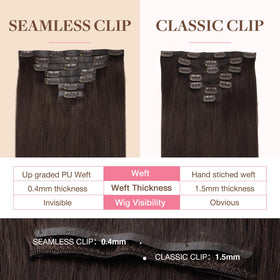 Extensions capillaires GOO GOO présentées sur un fond neutre
