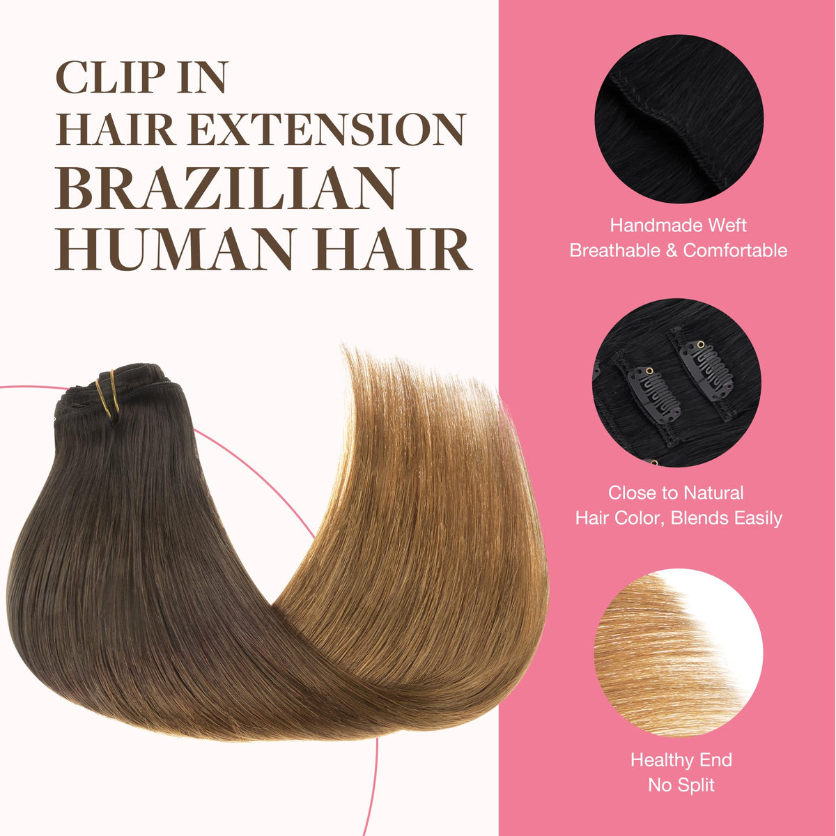 Extensions capillaires GOO GOO sur mannequin