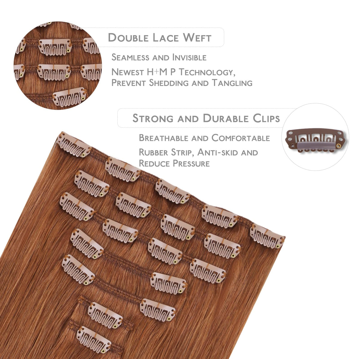 Extensions capillaires Wennalife en cheveux humains naturelles