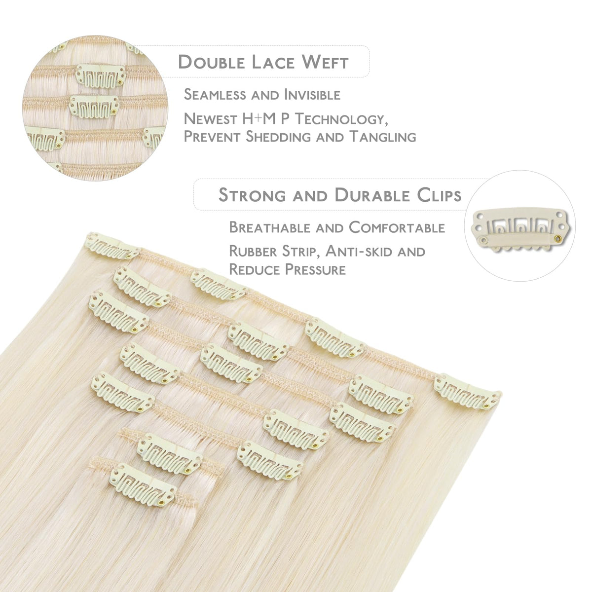 Extensions capillaires Wennalife en cheveux humains, présentation