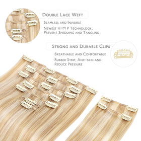 Extensions capillaires Wennalife en cheveux humains, vue de près