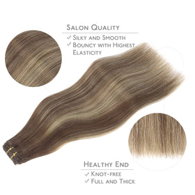 Extensions capillaires Wennalife en cours d'application