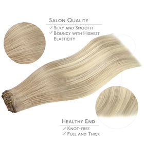 Extensions capillaires Wennalife en usage lors d'un événement