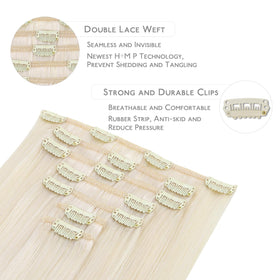 Extensions capillaires Wennalife posées sur une surface, montrant leur texture