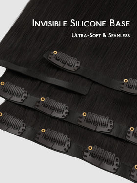 Extensions capillaires Wennalife présentées avec une brosse