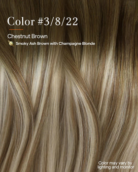 Extensions cheveux Balayage Full Shine en coiffure élégante