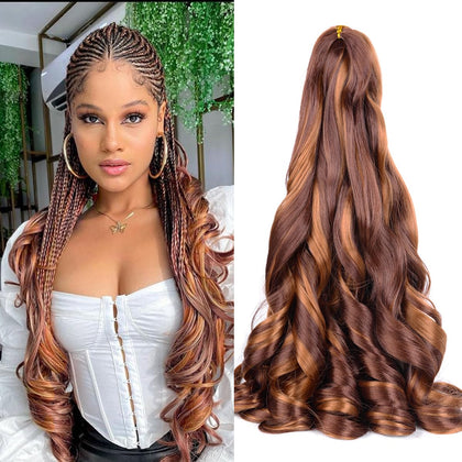 Extensions Cheveux Bouclés Luoyudu P33/30 vue de face