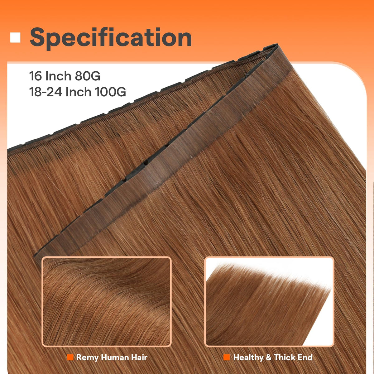 Extensions cheveux Full Shine 18 pouces en paquet