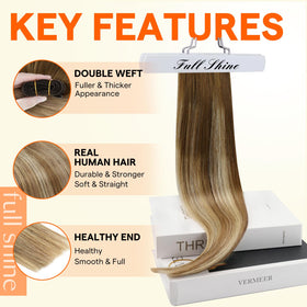 Extensions cheveux Full Shine 24 pouces, texture soyeuse et douce