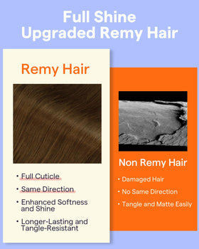 Extensions cheveux Full Shine 7 pièces étalées