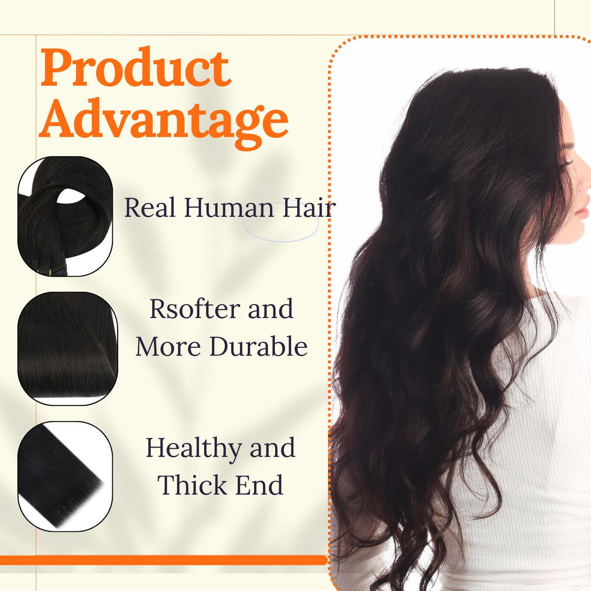 Extensions cheveux Full Shine dans un emballage élégant