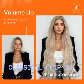 Extensions cheveux Full Shine en cheveux Remy, vue de profil