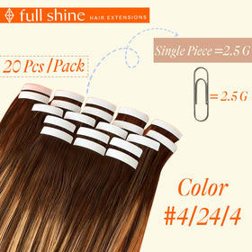 Extensions Cheveux Full Shine en différentes teintes