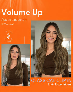 Extensions cheveux Full Shine en lumière naturelle