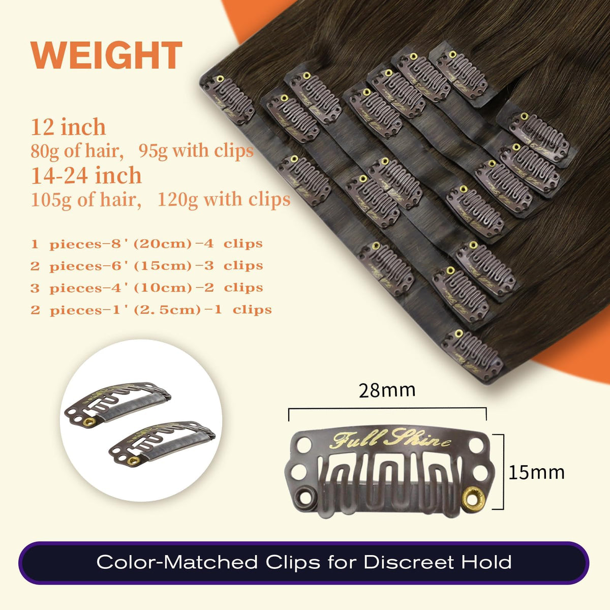 Extensions cheveux Full Shine en paquet
