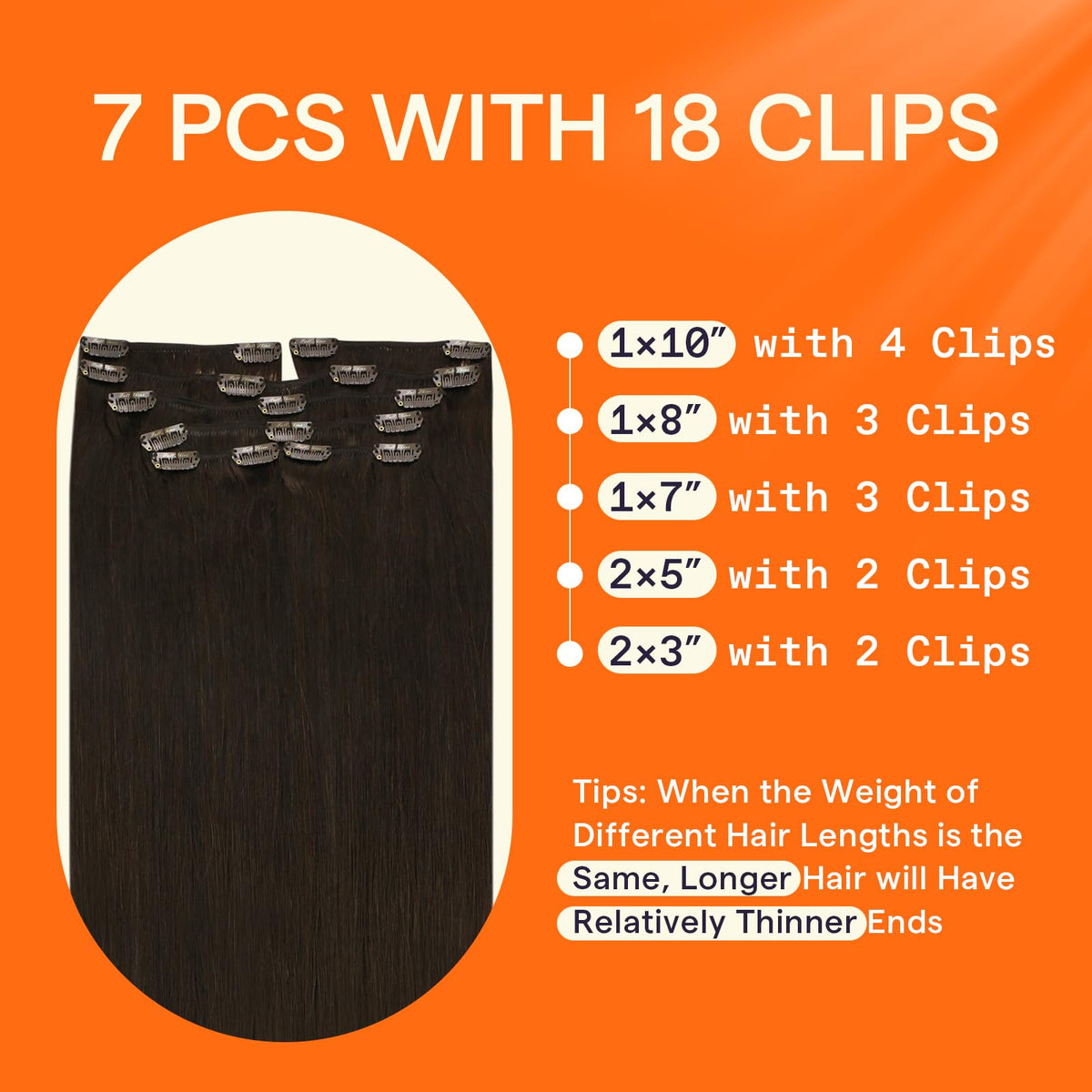 Extensions cheveux Full Shine en paquet
