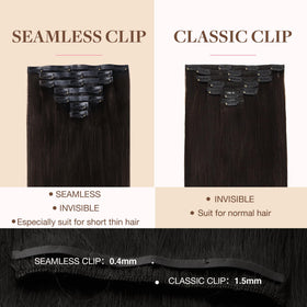 Extensions cheveux GOO GOO 20 pouces montrant la texture douce