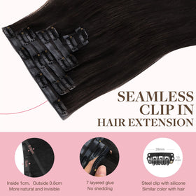 Extensions cheveux GOO GOO en cheveux humains avec reflets
