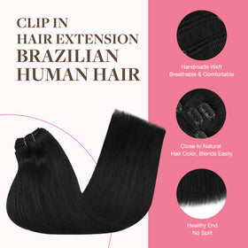 Extensions cheveux GOO GOO en paquet avec 9 pièces