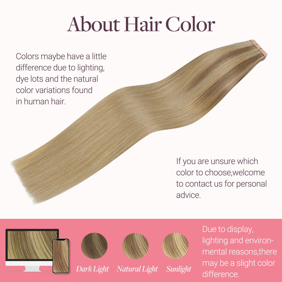 Extensions cheveux GOO GOO montrant la texture douce