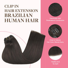Extensions cheveux GOO GOO montrant la texture douce et soyeuse