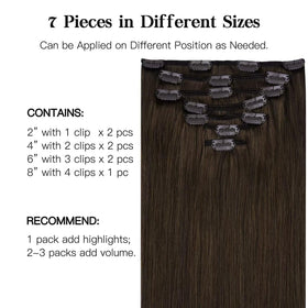 Extensions cheveux Hotbanana en châtaigne clair sur un mannequin