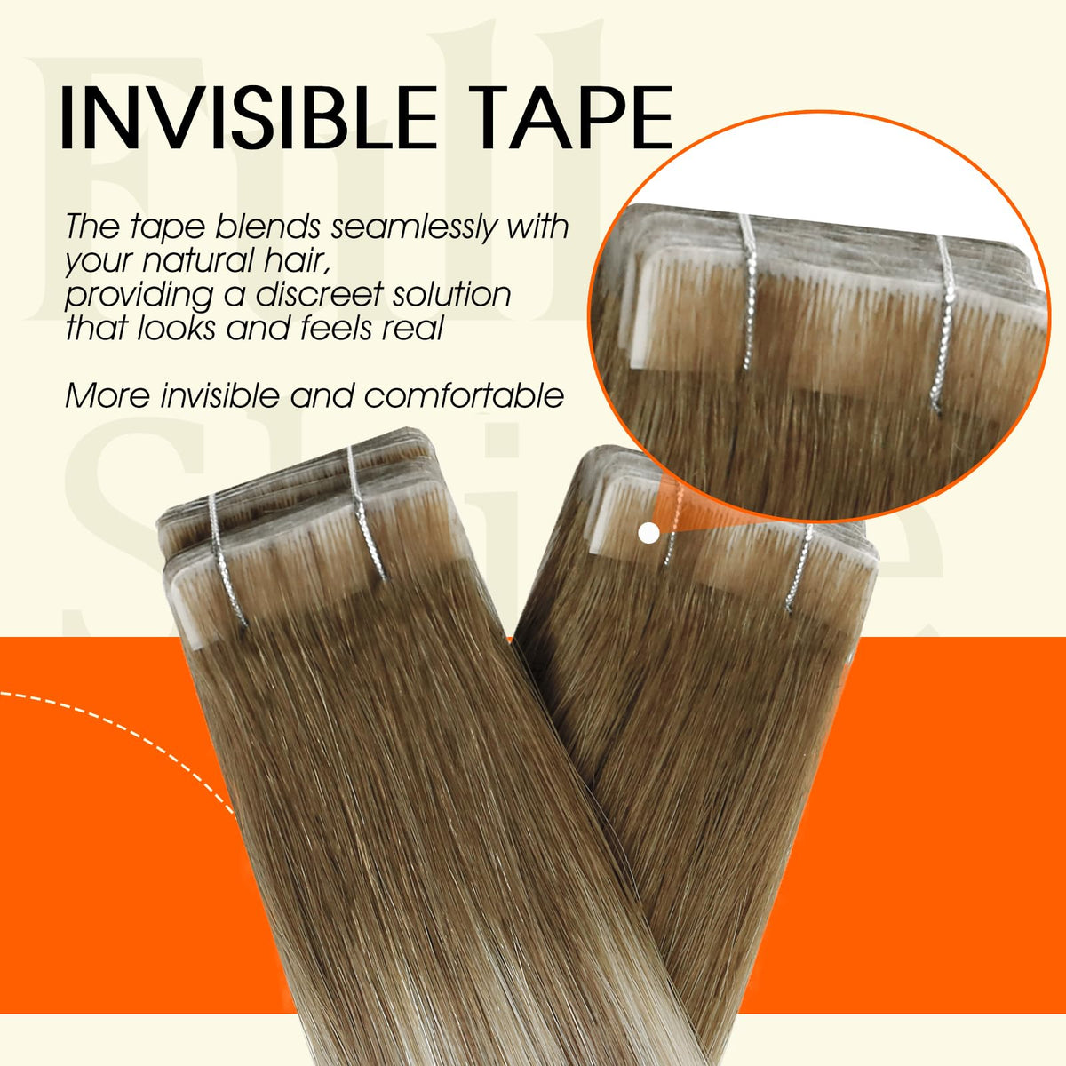 Extensions cheveux humains Full Shine en plusieurs couleurs