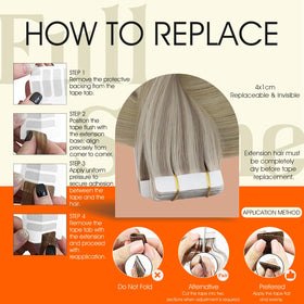 Extensions cheveux humains Full Shine montrant la texture douce