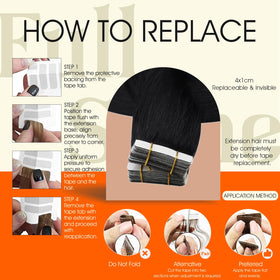 Extensions cheveux humains Full Shine montrant la texture soyeuse