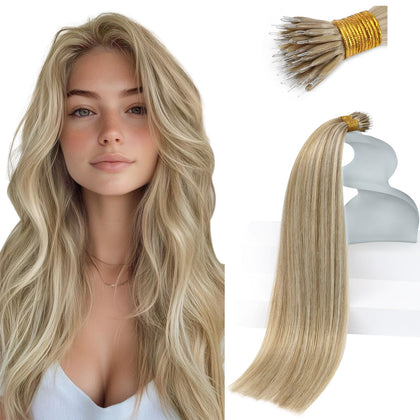 Extensions cheveux humains Sunny Hair 18 pouces avec nano rings