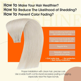 Extensions cheveux Invisi Edge présentées avec divers styles