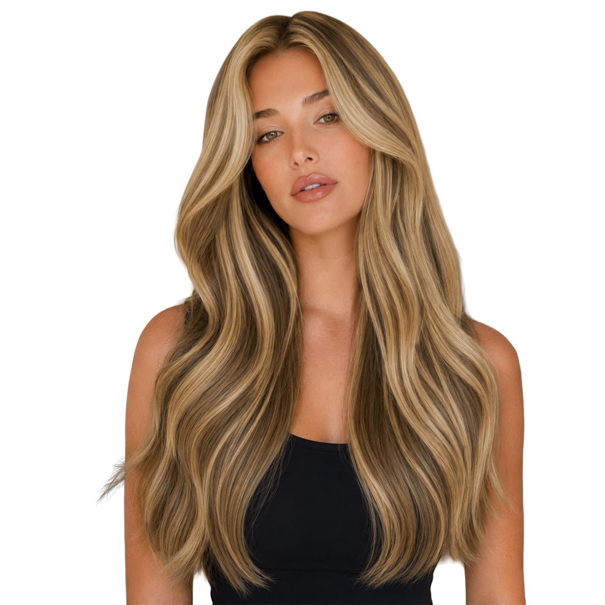 Extensions cheveux Tape In 22 pouces couleur Blond Miel de Full Shine