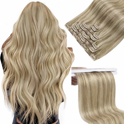 Extensions clip-in Sunny Hair 24 pouces couleur blonde