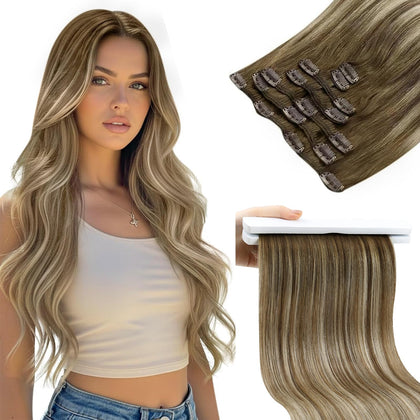 Extensions clip-in Sunny Hair Ombre 120g vue avant
