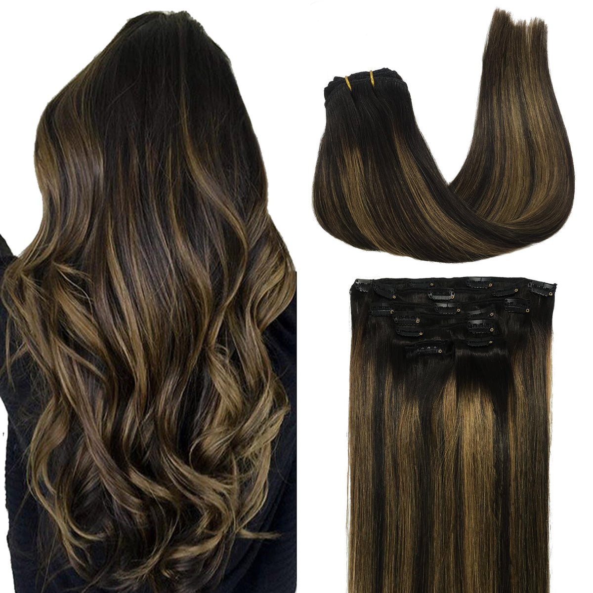 Extensions de Cheveux Clip-in GOO GOO 24 pouces couleur naturelle