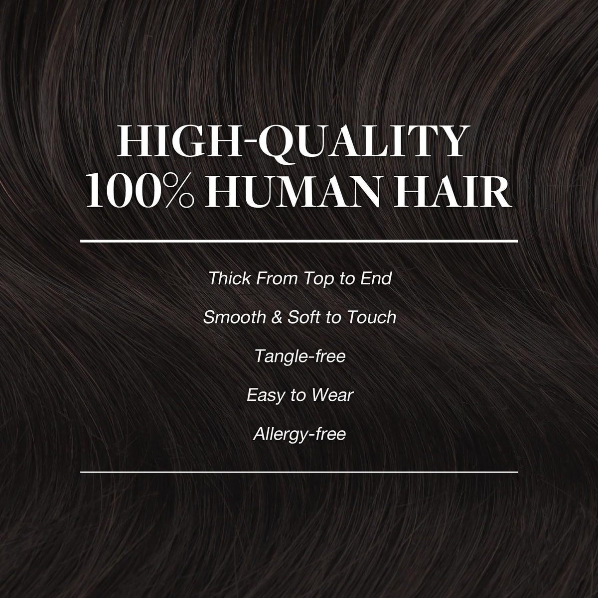 Extensions de cheveux clip-in GOO GOO en usage