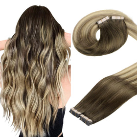 Extensions de cheveux DOORES à bande adhésive, 80g, couleur naturelle