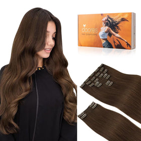 Extensions de cheveux DOORES clip-in 150 g, vue de face