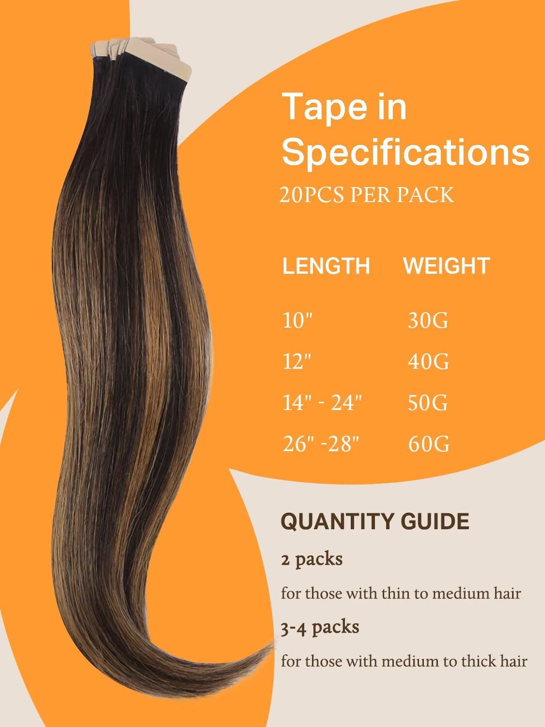 Extensions de cheveux DOORES en balayage