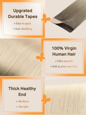 Extensions de cheveux DOORES en balayage, installation facile