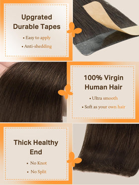 Extensions de cheveux DOORES en balayage, présentation de couleur